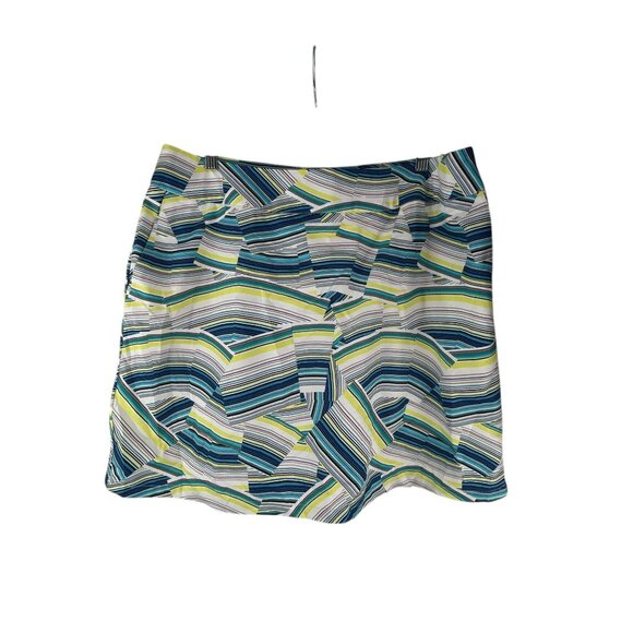 Tail White Label Women's Striped Skirt Multicolor Abstract Size14 Large Casual - Picture 2 of 9